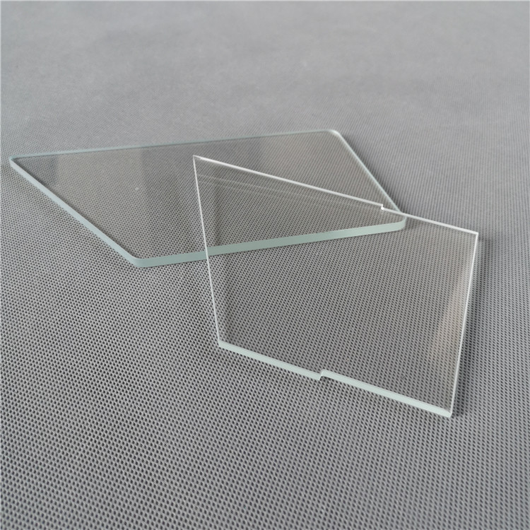 לוחות זכוכית מברזל נמוך 2 מ"מ לא סדירים