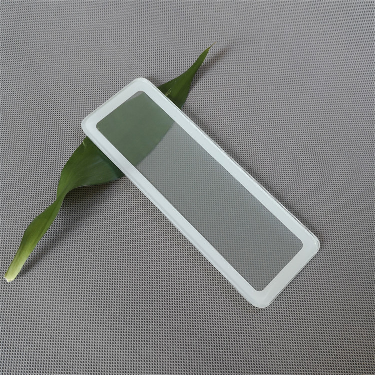 זכוכית חלבית מודפסת לבן 5 מ"מ
